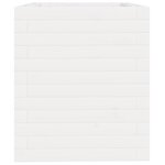 vidaXL Jardinière blanc 40x40x46 cm bois de pin massif