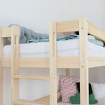 Lit superposé enfant ULURU 142 cm verni