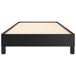 vidaXL Cadre de lit sans matelas noir 100x200 cm similicuir