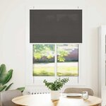 vidaXL Store plissé noir 95x150 cm largeur du tissu 94 4 cm polyester