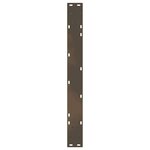 vidaXL Table à manger marron clair 280x80x74 cm rectangulaire