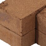 vidaXL Blocs de noix de coco 12 Pièces 650 g chacun 7 8 kg au total
