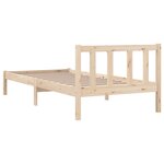 vidaXL Cadre de lit sans matelas bois massif