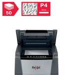 Rexel déchiqueteuse de papier en coupe transversale optimum auto+ 50x