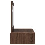 vidaXL Table de Toilette Marron 83 x 40 x 70 cm Bois d'ingénierie