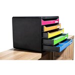 Exacompta Ensemble de tiroirs bureau Plus Horizon 5 tiroirs Harlequin