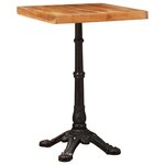 vidaXL Table bistrot Marron 50 x 50 x 76 cm Bois d'Acacia Massif