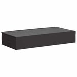 vidaXL Boîte de rangement avec fenêtre transparente 2 pc Tissu intissé