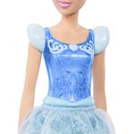Mattel HLW06 - Cendrillon articulée avec tenue scintillante et accessoires