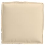 vidaXL Coussins Pallet pour Siège 2 Pièces Beige 40x40x8 cm Tissu Oxford