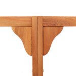 Banc d'arbre extérieur vidaXL 160 cm en bois massif d'eucalyptus