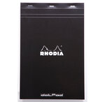 Bloc dotPad BLACK N°19 21x31 8cm 80 Feuilles agrafées 80g matrice points 5mm RHODIA