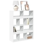 vidaXL Bibliothèque blanc 100x33x125 5 cm bois d'ingénierie