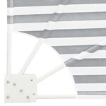 vidaXL Écran de confidentialité pour balcon Anthracite et blanc