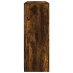 vidaXL Buffets avec lumières LED 3 Pièces chêne fumé bois d'ingénierie