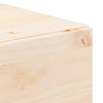 vidaXL Table de chevet Marron 42 x 32 5 x 40 cm Bois massif en pin