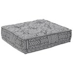 vidaXL Coussin 3 Pièces Gris clair 70 x 70 x 54 cm Polyester