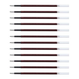 Recharge brfv-10 pour stylo bille acroball pointe moyenne rouge x 12 pilot