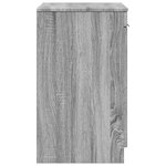 vidaXL Armoire de salle de bain Sonoma gris 54 x 41 x 70 cm