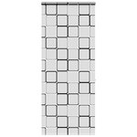 vidaXL Store enrouleur de douche avec cassette largeur du tissu 86 cm