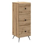 vidaXL Armoire à tiroirs 33 x 34 5 x 90 cm Bois d'ingénierie