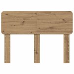 vidaXL Tête de lit Chêne artisanal 120 cm Bois d'ingénierie