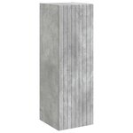 vidaXL Cabinet de Salle de Bain Mural Gris béton 33 x 34 5 x 100 cm