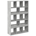 vidaXL Cloison de séparation gris béton bois d'ingénierie