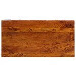 vidaXL Bureau avec tiroir Marron 100 x 50 x 75 cm Bois d'acacia massif