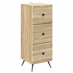 vidaXL Armoire à tiroirs Chêne Sonoma 33 x 34 5 x 90 cm