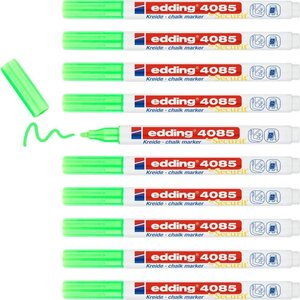 Marqueur craie liquide 4085 vert fluOrescent 1-2 mm x 10 EDDING