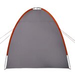vidaXL Tente de rangement gris et orange imperméable