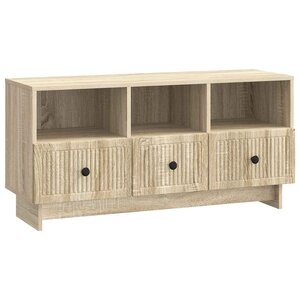 vidaXL Meuble TV Chêne Sonoma 102 x 34 5 x 50 cm Bois d'ingénierie