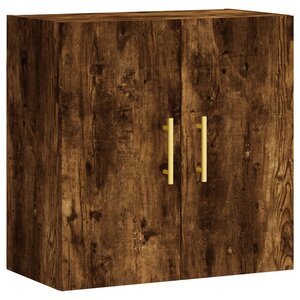 vidaXL Armoire murale chêne fumé 60x31x60 cm bois d'ingénierie