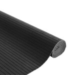 vidaXL Tapis rectangulaire gris 80x200 cm bambou