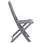 vidaXL Chaises pliables d'extérieur lot de 8 Bois d'acacia solide