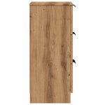 vidaXL Buffets 2 Pièces chêne artisanal 30x30x70 cm bois d'ingénierie