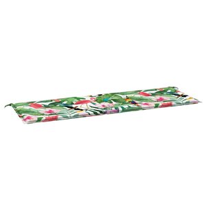 vidaXL Coussin de banc de jardin multicolore 150x50x4 cm tissu oxford