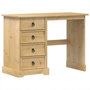 vidaXL Coiffeuse Corona 104x47x75 cm bois de pin massif