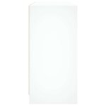 vidaXL Buffet blanc 102x37x75 5 cm bois d'ingénierie