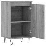 vidaXL Buffet sonoma gris 40x35x70 cm bois d'ingénierie