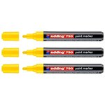 Marqueur Peinture 790 Jaune Pointe Ronde 2-3 mm x 3 EDDING