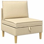vidaXL Sofa avec rangement Tissu