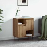 vidaXL Buffet chêne artisanal 60 x 35 x 70 cm Bois d'ingénierie