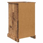vidaXL Cabinet de chevet avec tiroir Bois Ancien 39 x 39 x 67 5 cm