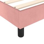vidaXL Cadre de lit sans matelas rose 90x190 cm velours