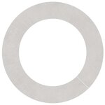 vidaXL Anneaux d'arbre plats 5 Pièces Argent Ø30 / 60 cm Acier inoxydable