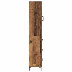 vidaXL Haut Armoire Bois Ancien 34 5 x 34 x 180 cm Bois d'ingénierie