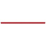 vidaXL Valance de store pour cadre de 5 m Rouge 4.8x0.2 m