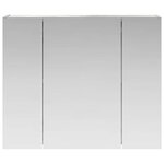vidaXL Armoire Miroir de Salle de Bain Gris béton 60 x 14 5 x 50 cm